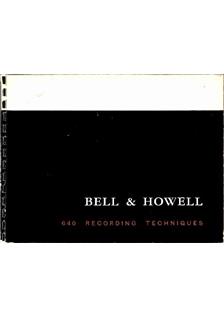 Bell and Howell 640 manual. Camera Instructions.